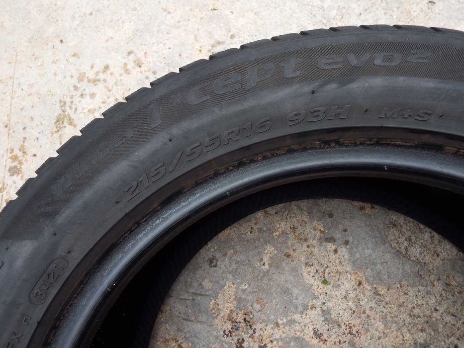 vand 4 anvelope de iarna 215/55/16 hankook pret 600lei toate4
