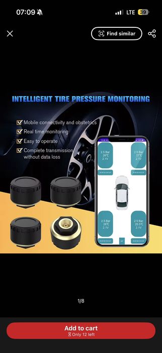 Senzori presiune roți