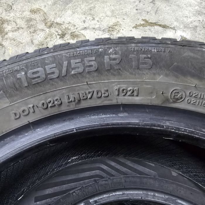 2x 195/55/15 M+S VREDESTEIN 2021 Stare excelentă