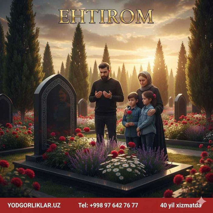 Qabr Toshlari Yunus Obod Yasash Toshkent Dostavka O'zbekiston Bo'yicha