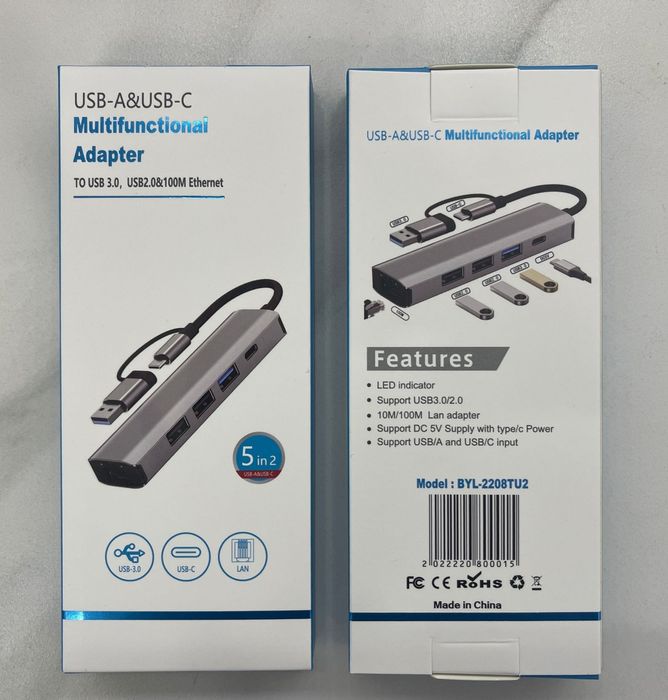 Продается USB хаб 5-в-1, качественные