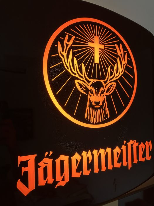 Reclama luminoasa Jagermeister