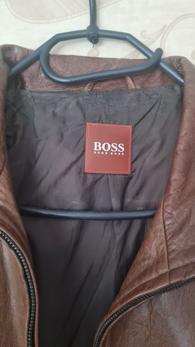 Geaca de piele naturala barbati Hugo Boss