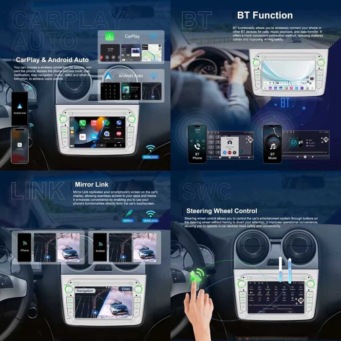 Мултимедия за Alfa Romeo MITO навигация Android плеър 2DIN Андроид