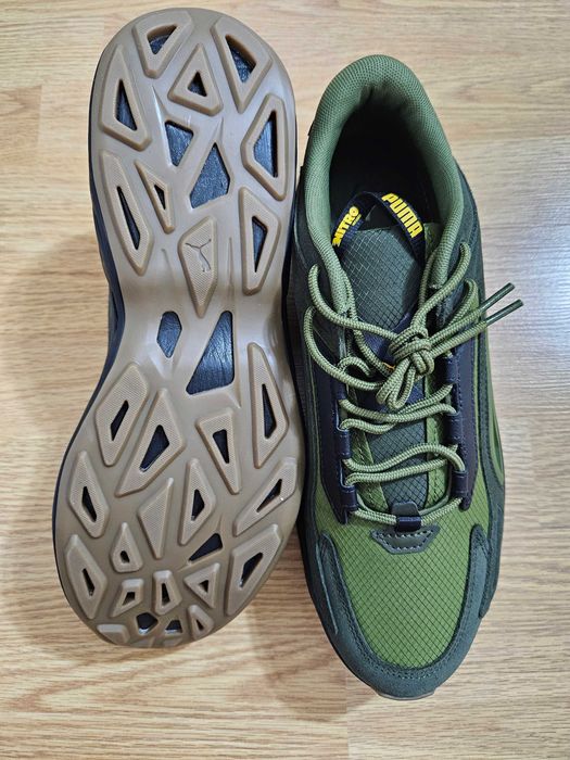 Puma EXOTEK NITRO Shoes Olive Green/Dark Olive Mar:44