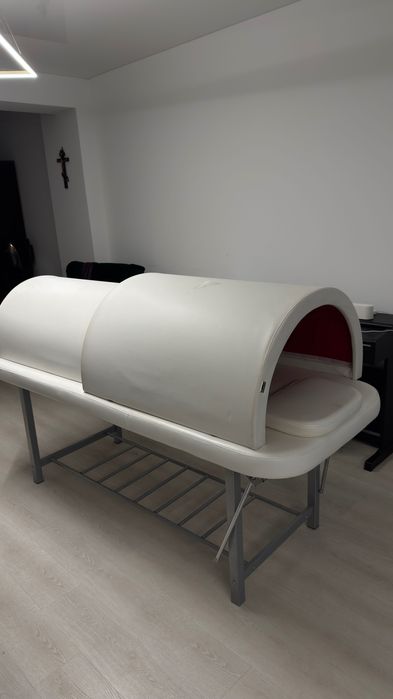 Tunel saună cu infraroșu și pat de masaj profesional