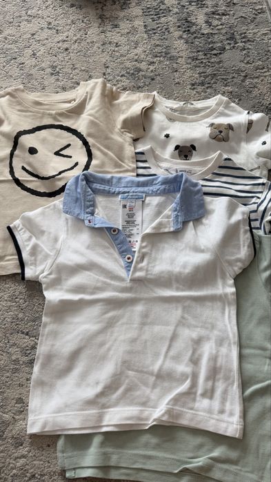 Set 5 tricouri, pentru baieti, Jacadi, Mango, Zara, hm