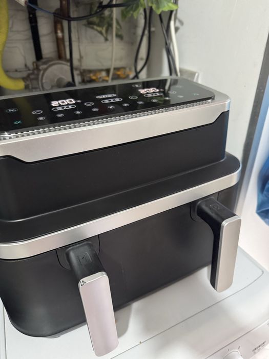 friteuza cu dubla cu aer cald