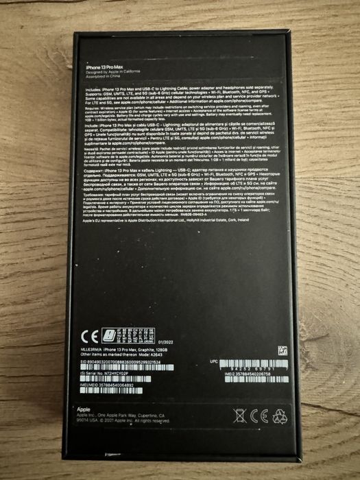 Cutie IPhone 13 Pro Max Black Graphite 128 GB