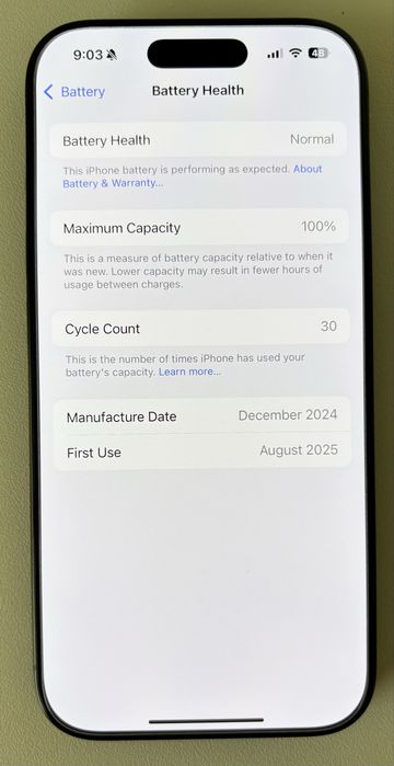 Apple iPhone 16 Pro Black Titanium 128GB на 1 месец!
