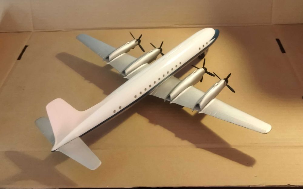модель самолёта Ил-18 СССР 1964 год МЕГАРАРИТЕТ!