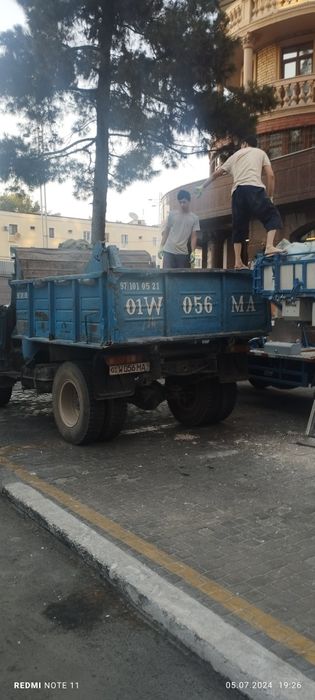 Вывоз строительного мусора. Ташкент. ЗИЛ