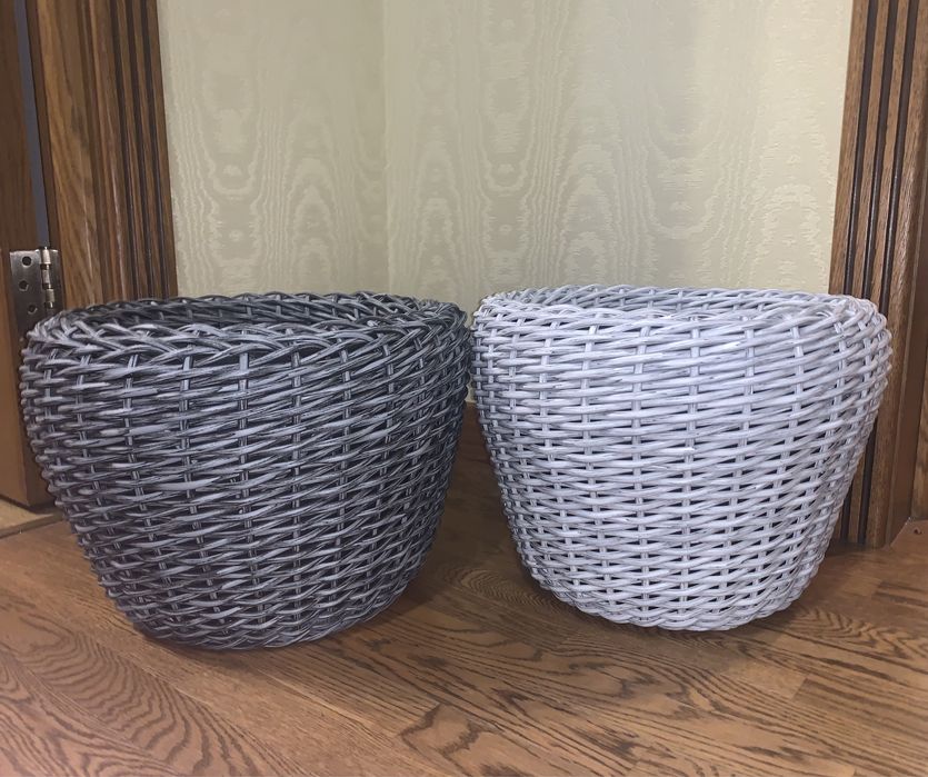 Кашпо из ротанга