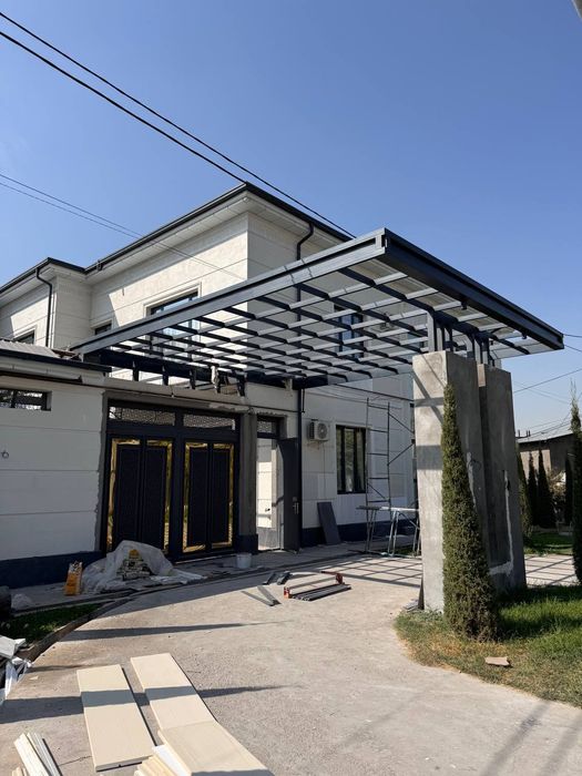 Darvoza Reshotka Naves perila Ворота решётка навес калитка