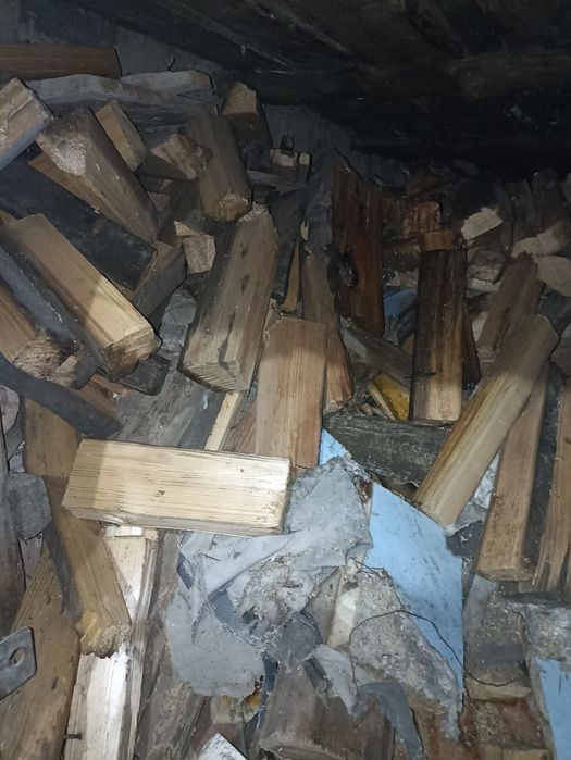 Дрова рубленые разные в мешках