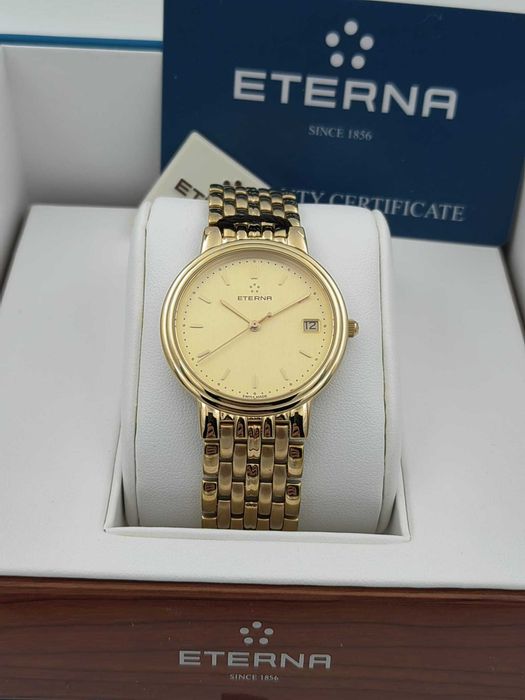Ceas Eterna Rialto Classic 34 mm – Swiss Made – Nou – Full Set