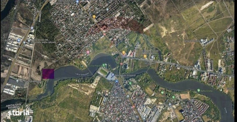 Teren intravilan premium – deschidere directă la lac | Străulești
