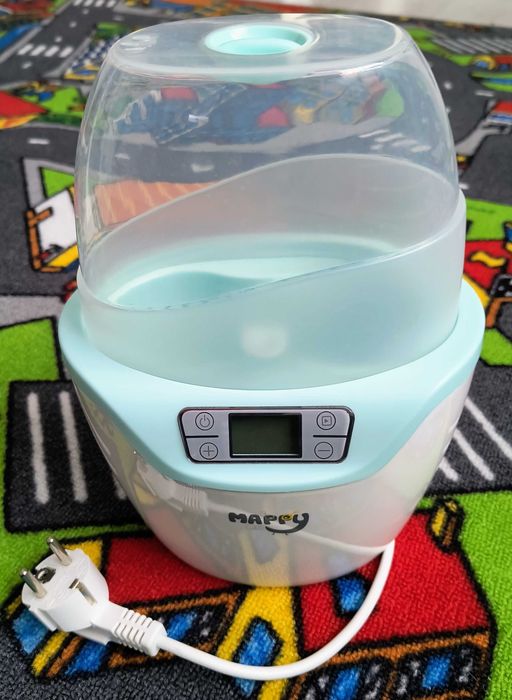 Sterilizator electric digital 4 in 1 Mappy, pentru 2 biberoane
