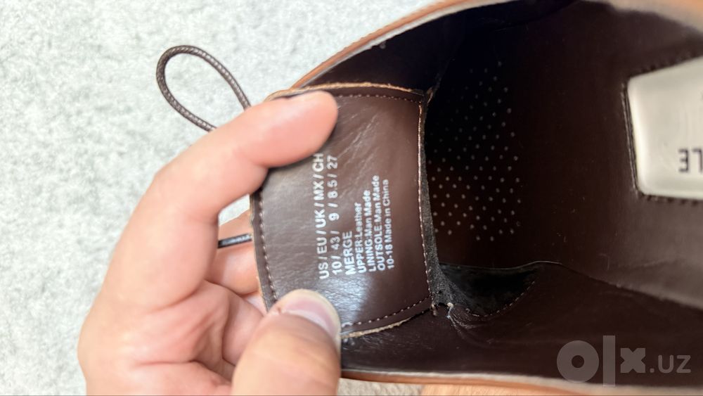 Туфли tufli shoes ботинки 43 оригинал кожа ручной работы