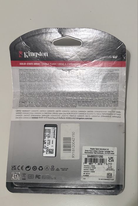 SSD Kingston A400 – 120GB – SATA 2.5” – NOU, sigilat