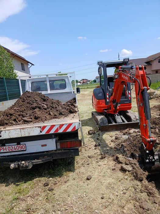 Inchiriere utilaje sapatura excavator/miniexcavator/transport agregate