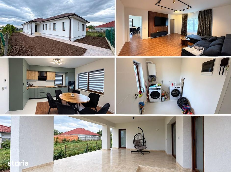 Casa individuală parter 155 mp, pe un teren de 1100 mp