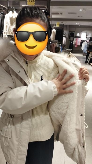 Зимнаяя куртка - парка на девочку