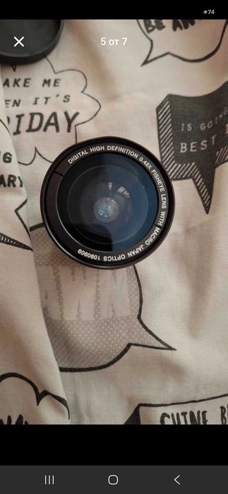 Camera sony hdr cx200 с fish eye lens