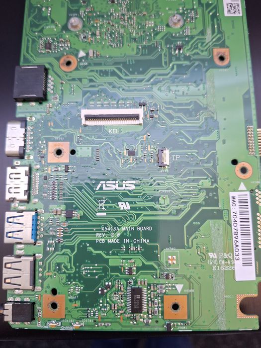 Placa Asus X541S  procesor intel