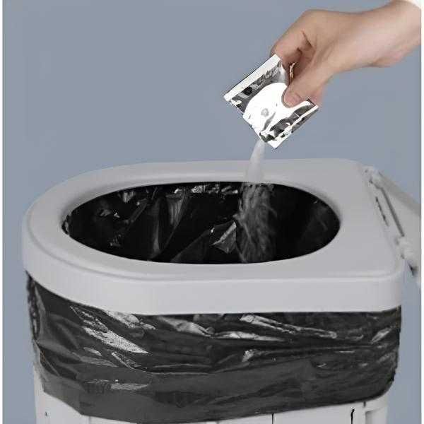 Toaletă portabilă pliabilă WC camping / rulote / persoane dizabilități