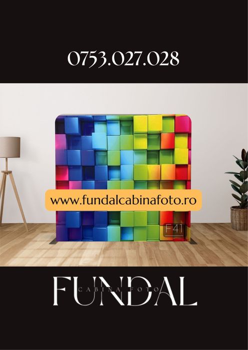 Fundal Cabina Foto Oglinda Foto Platforma 360