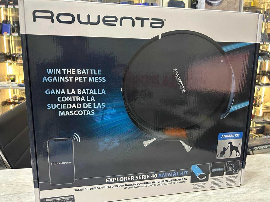 Робот прахосмукачка ROWENTA X-PLORER Animal Serie 40 RR7267WH