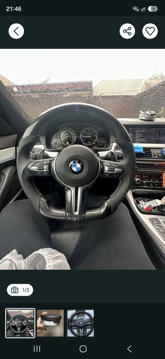 Volan Bmw X1 X3 X4 X5 X6 E70 E71 E83 E84 E60 E61 E62 E63 E81 E82 E87 E90 E91 E92 E93 F10 F11 F15 F16 F25 F26 F01 F02 F30 F31 F32 F33 F34 F20 F22