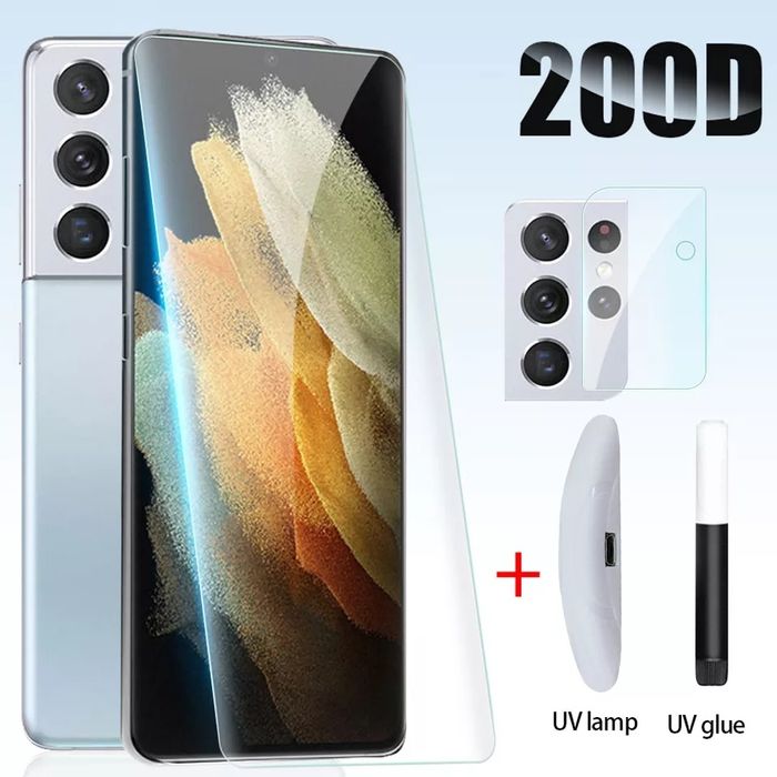 Folie sticla UV compatibil Samsung Note 10 Plus / S20 Plus / S21 Ultra