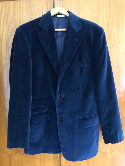 Мъжко кадифено сако с подарък елегантна риза