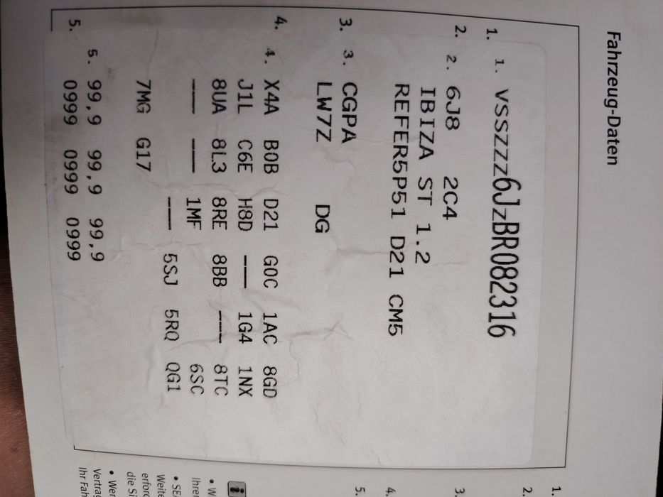 Сеат Ибиза 1.2 бензин / Seat Ibiza 1.2i CGPA НА ЧАСТИ