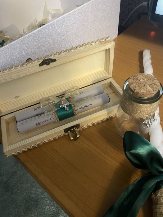 Комплекти за кръщене и сватба по поръчка