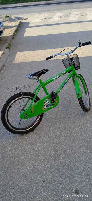 Детски колело BMX зелено