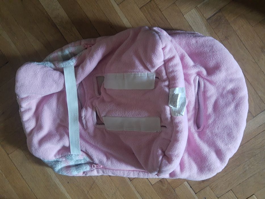 Чанта за количка,  чувалче за количка зимно , зелена раничка жаба