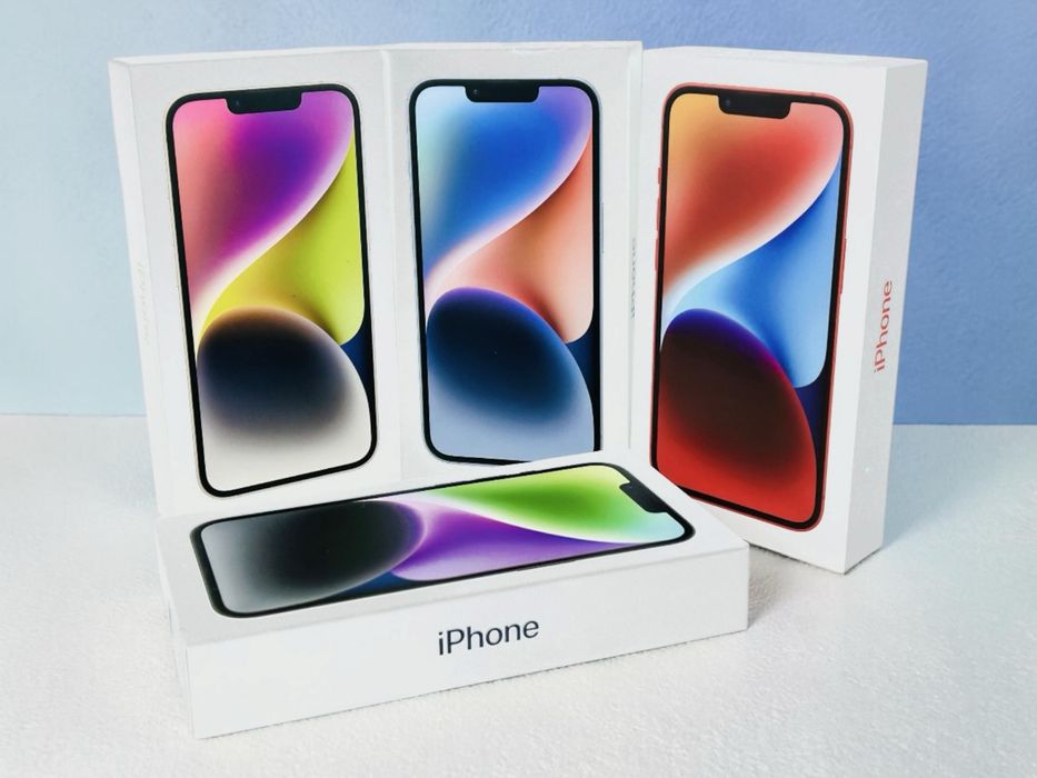 НОВ! Apple iPhone 14 128GB Midnight / Starlight / Blue / Red Гаранция!
