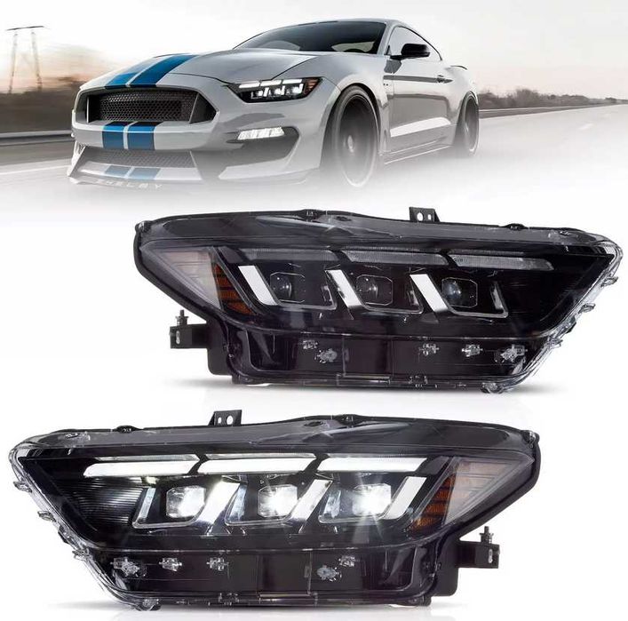 Ново Тунинг фарове за Mustang 2015-2017 S650 ВИЗИЯ