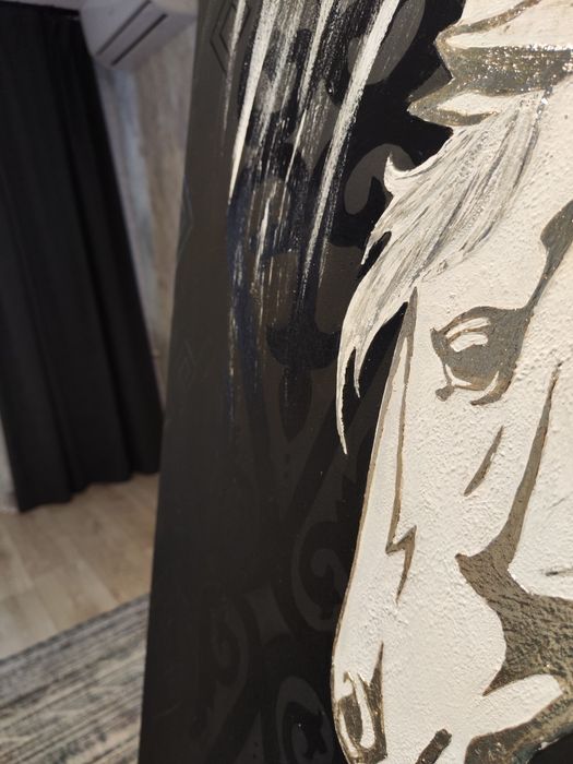 Картина барельеф. Этно. Лошадь