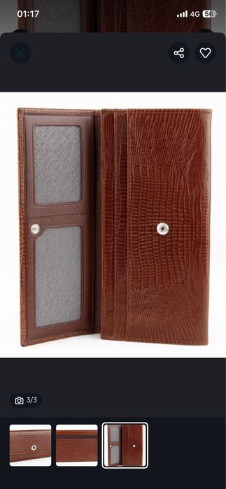 Кожаный кошелек PETEK оригинал