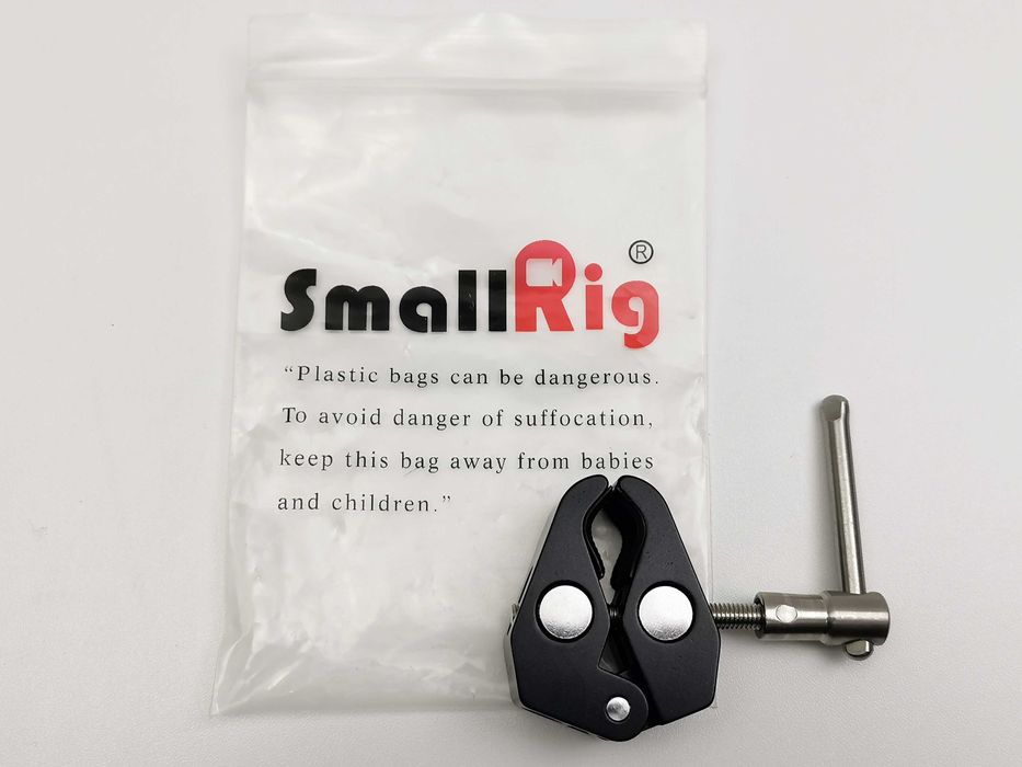 SmallRig SR-1138 професионална клампа с 1/4'' винт и двойна глава за монитор или осветление