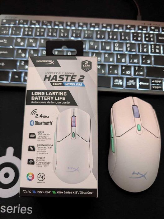 Мышь HyperX Pulsefire Haste 2 Wireless