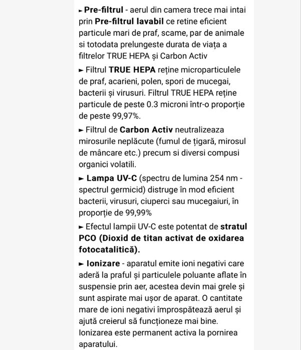Purificator de aer ALECOAIR P60 ELITE