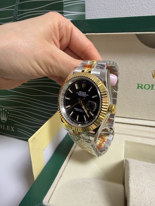 Ceas Rolex DATEJUST 40mm/Semigold/Black Dial