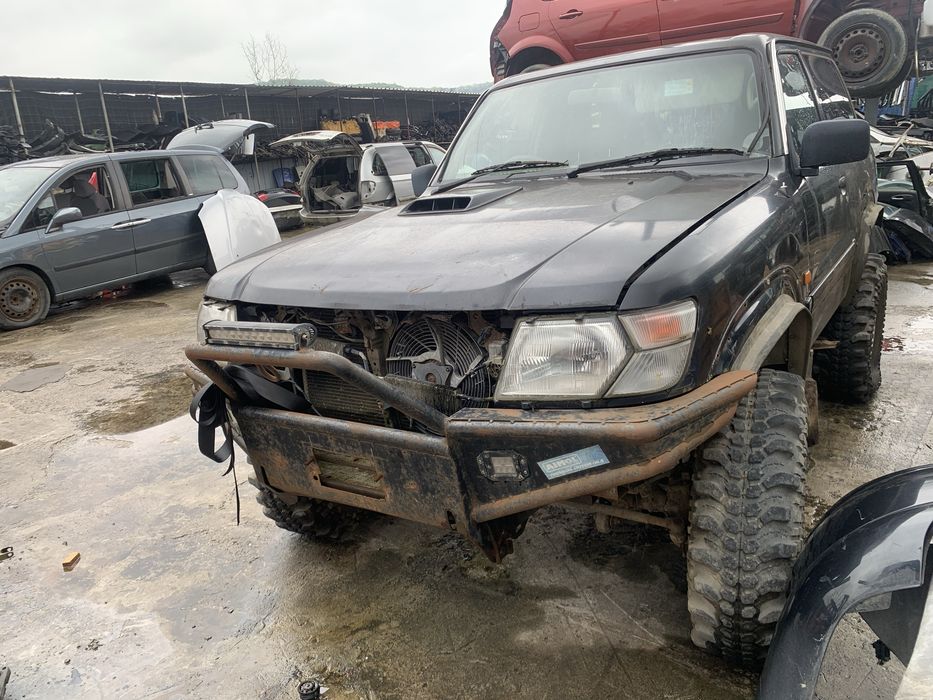 Bullbar off road fata spate original Nissan Patrol Y61