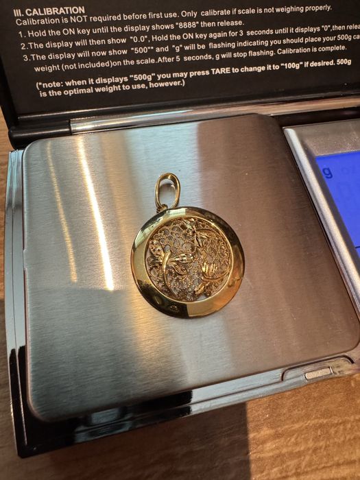 Уникална златна висулка - 3.59гр. - 22К