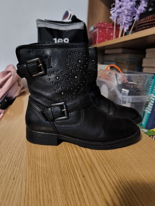 Ghete Geox Respira piele naturala 35